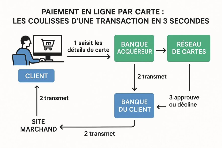 Comment se déroule réellement un paiement en ligne par carte : les coulisses d’une transaction en 3 secondes