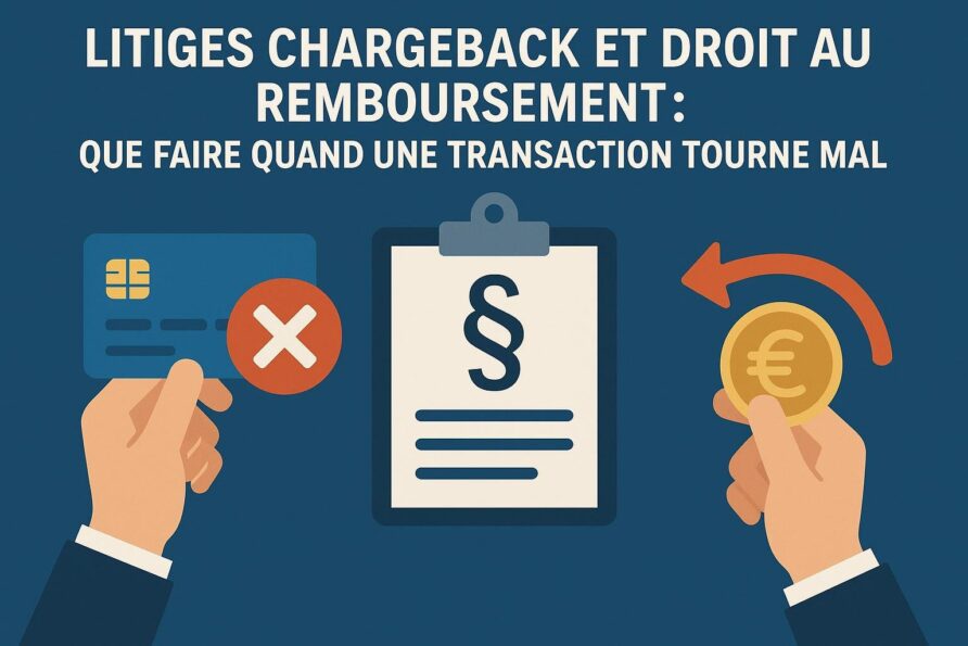 Litiges chargeback et droit au remboursement : que faire quand une transaction tourne mal